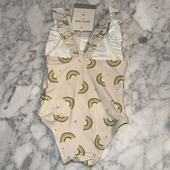 NWT PETIT LEM SWIM ONE PIECE RUFFLE BUNDLE 6/12M - Picture 5 of 10